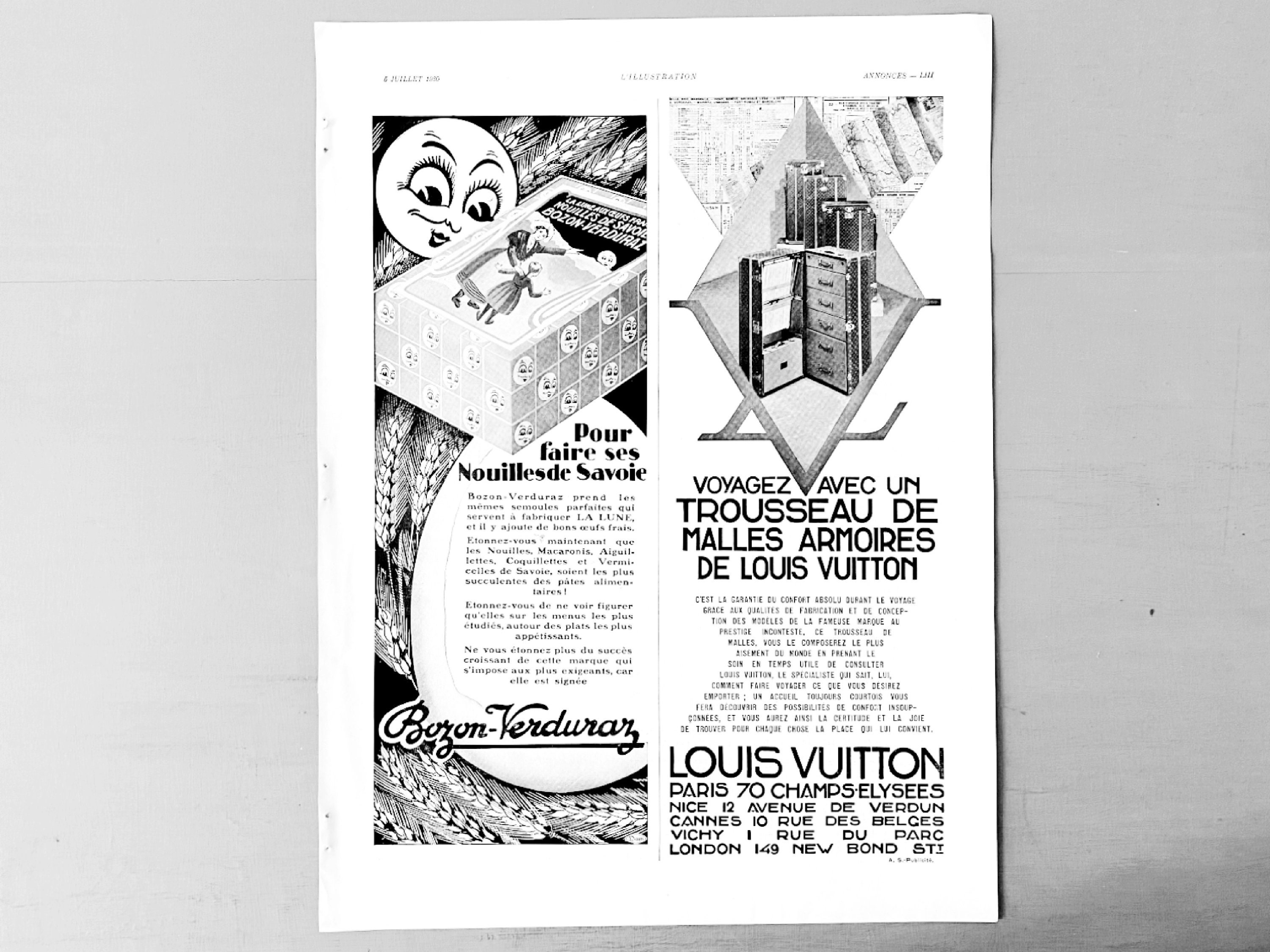 Louis Vuitton Poster Rare Authentic Print LV Monogram 