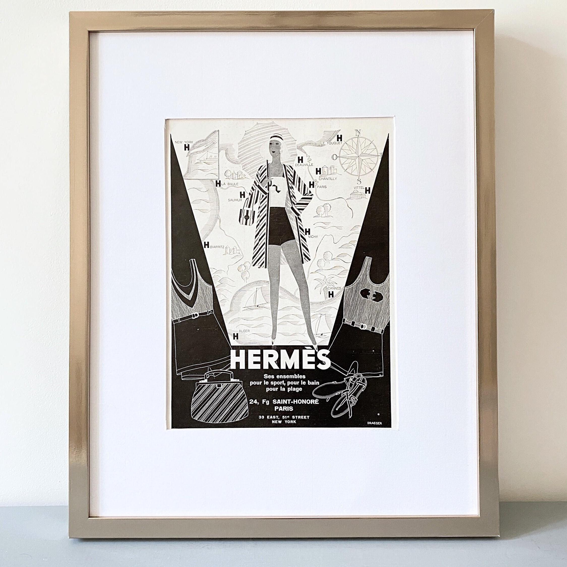 【HERMES】アンティーク　ポスター 175c7430d59f518af1898755502d3a