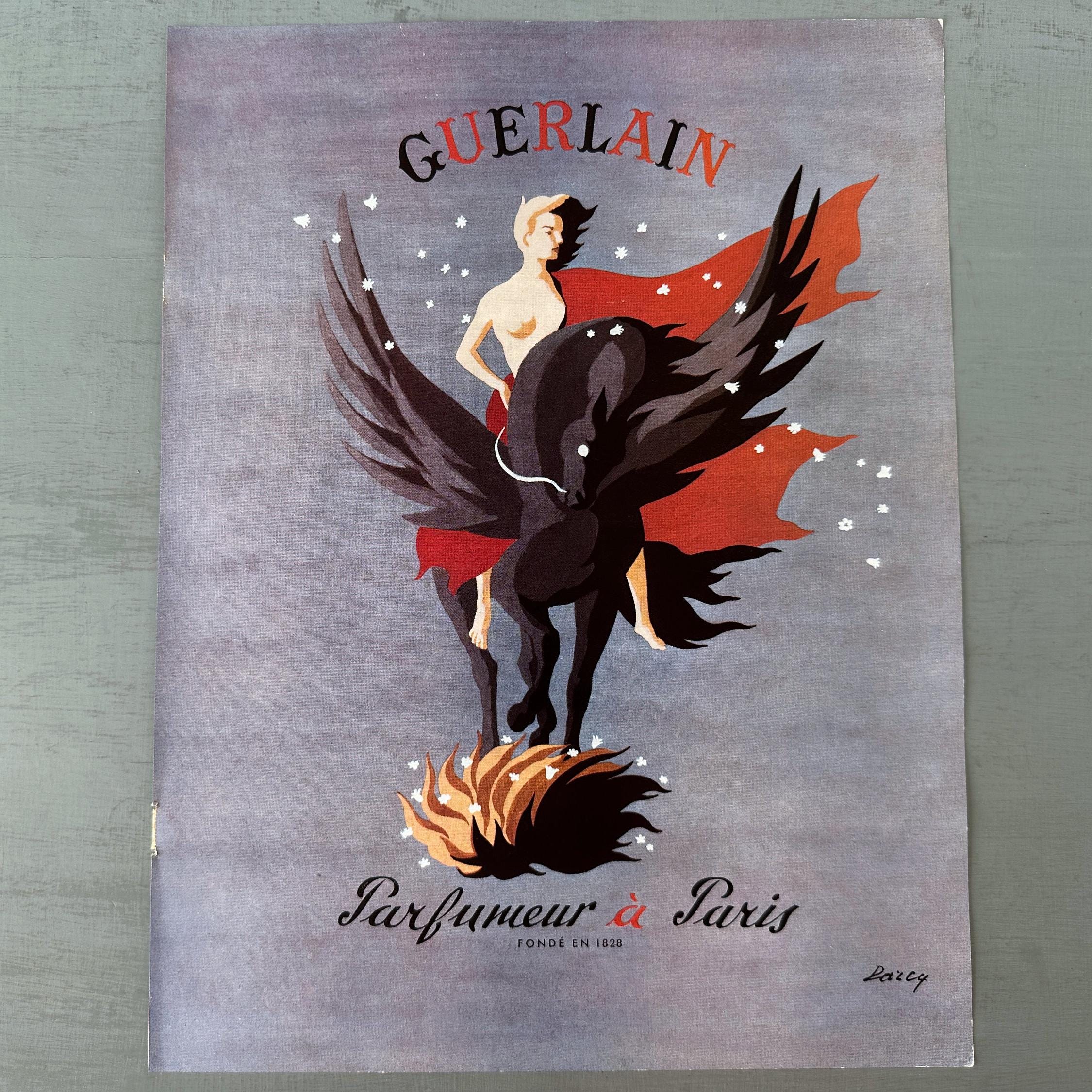 ヴィンテージ広告　GUERLAIN　パヒューム ヴィンテージ広告 GUERLAIN パヒューム