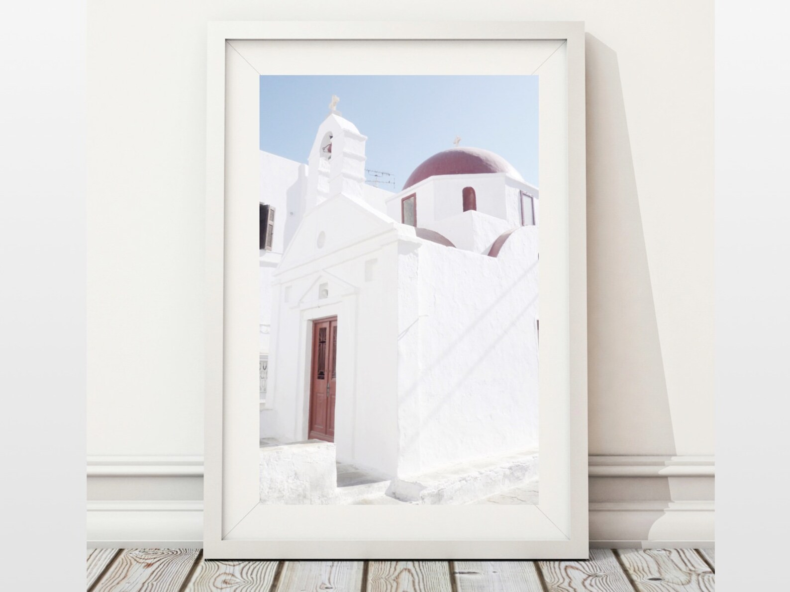 Greece Wall Art Set of 4 Prints Greek Island Print Greece Etsy
