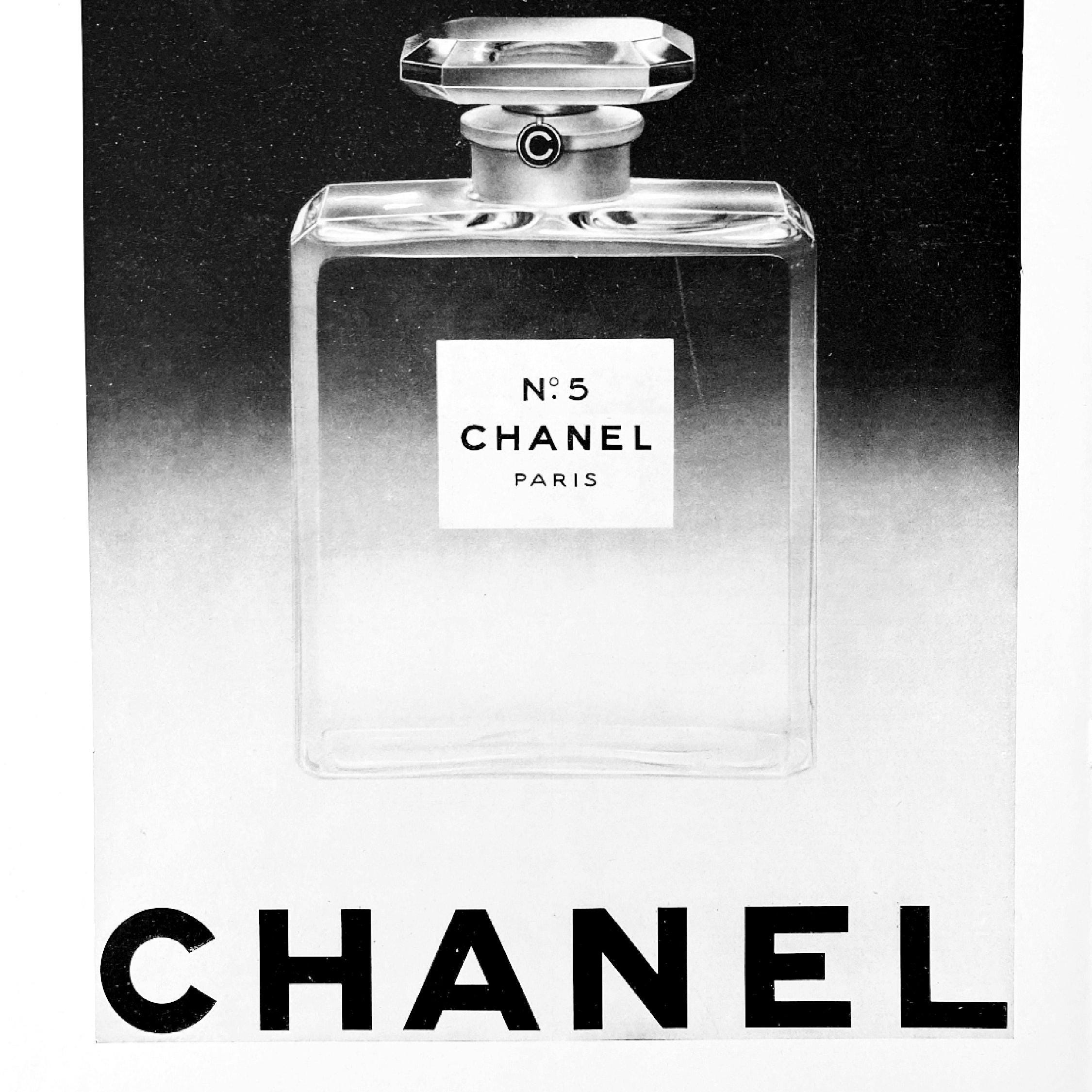 1950年代のヴィンテージシャネル5のオリジナル広告プリント：フランス