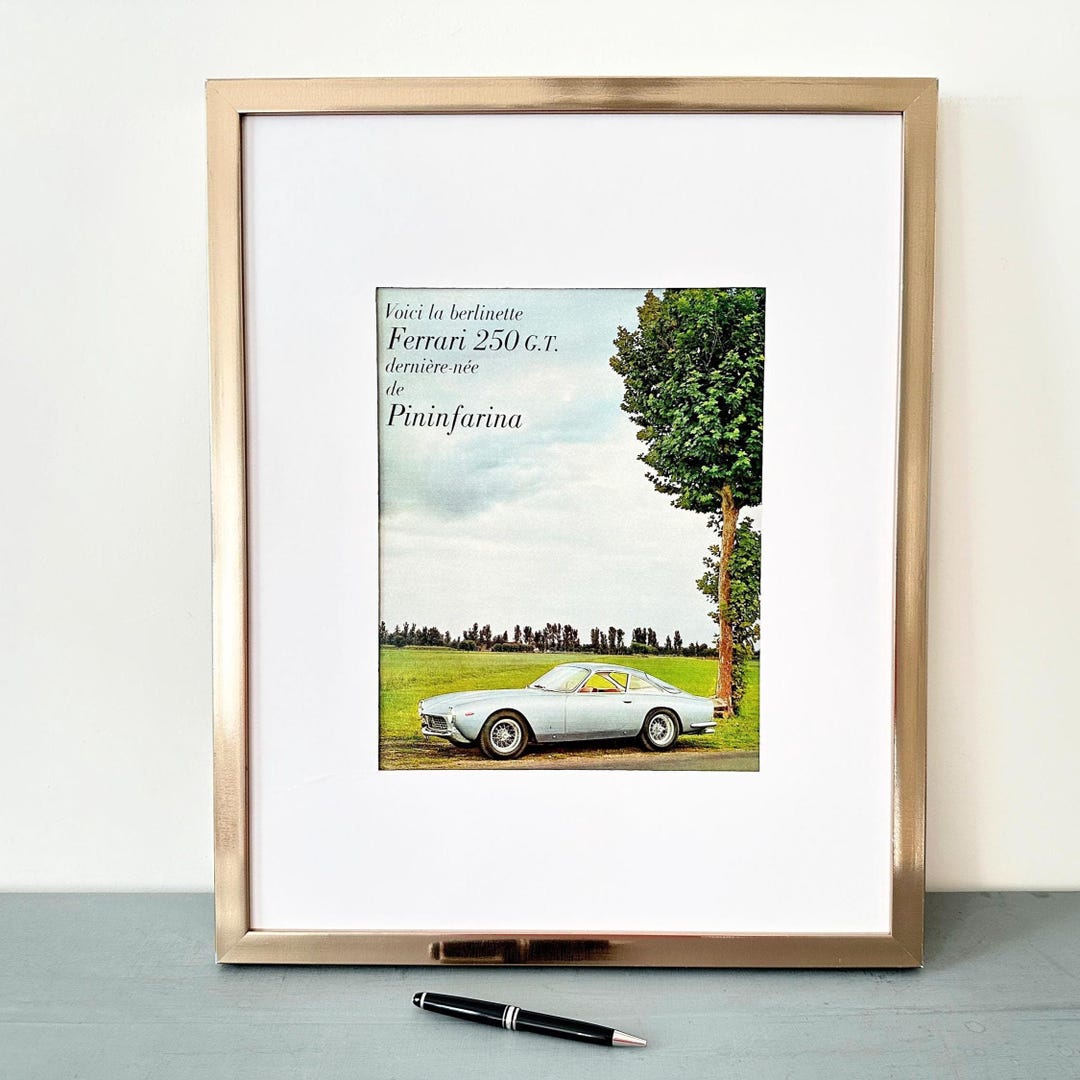 1960年代のヴィンテージフェラーリ250ピニンファリーナのオリジナル