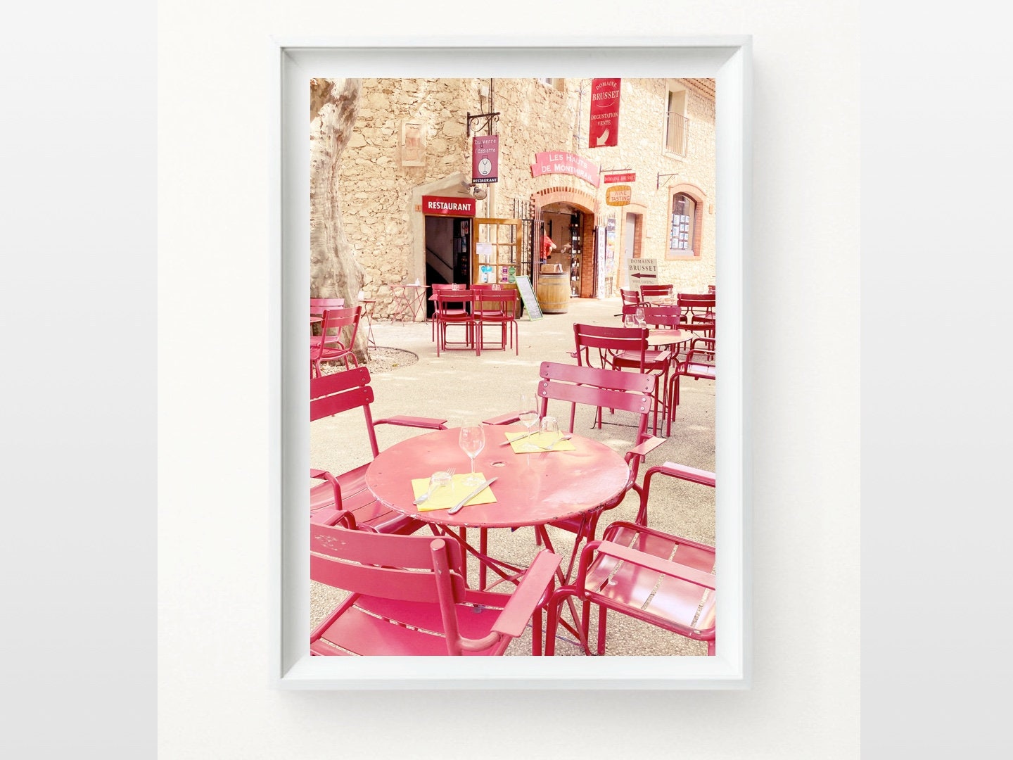 Bistro Provence Christmas 2022 Provence Bistro Art French Restaurant Art French Cafe Print | Etsy