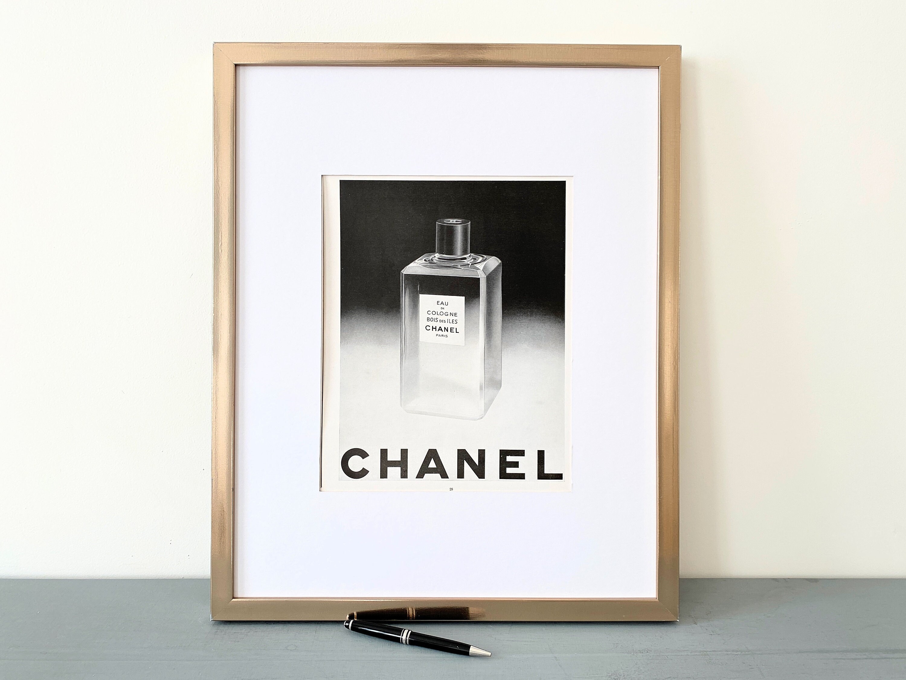 Coco Chanel Perfume Bottle Print A1 To A4 Size