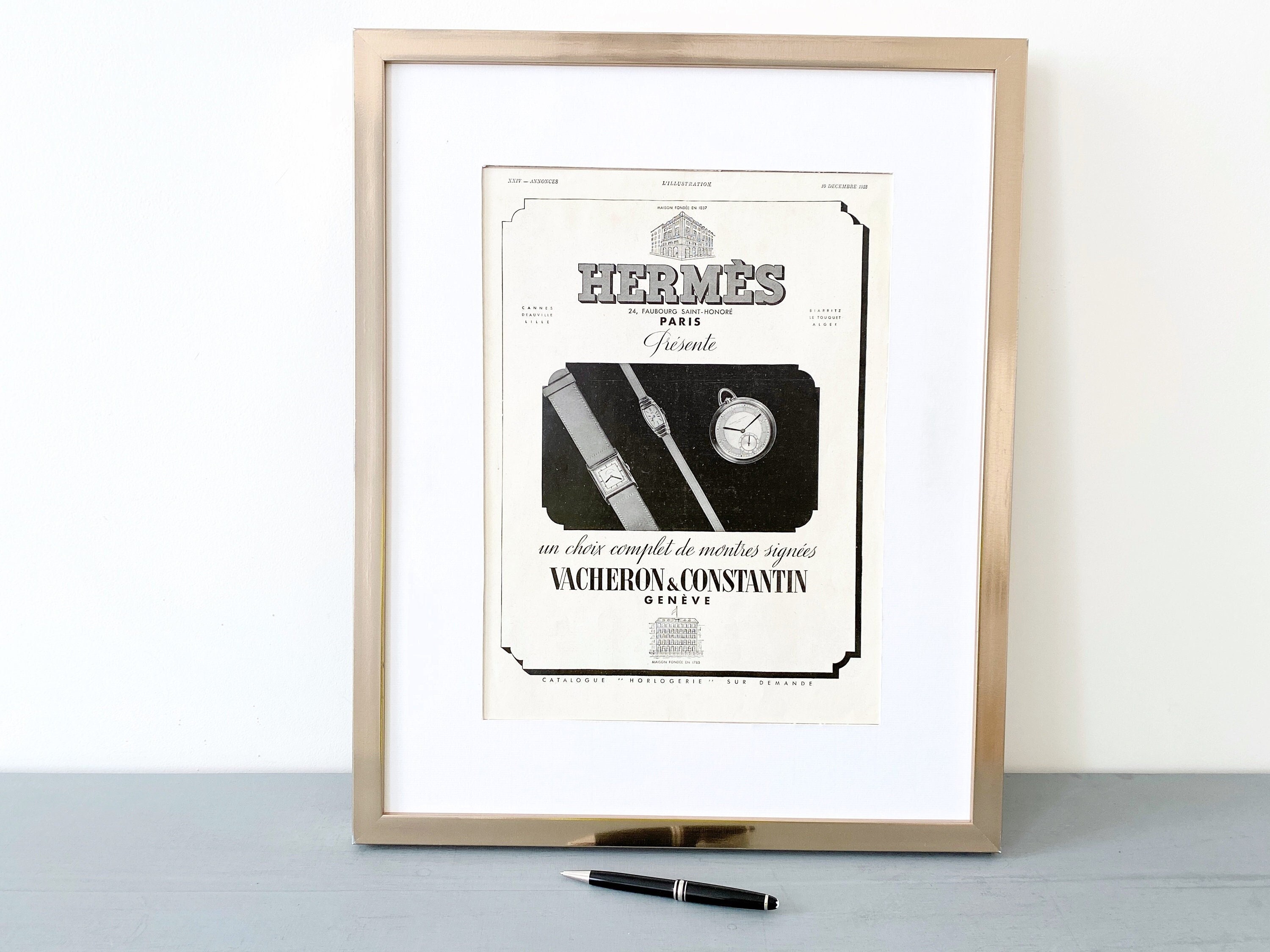 Page De Garde Cahier Hermes Hermes vintage Print Luxury Brand Print Hermes Lover Gift - Etsy France