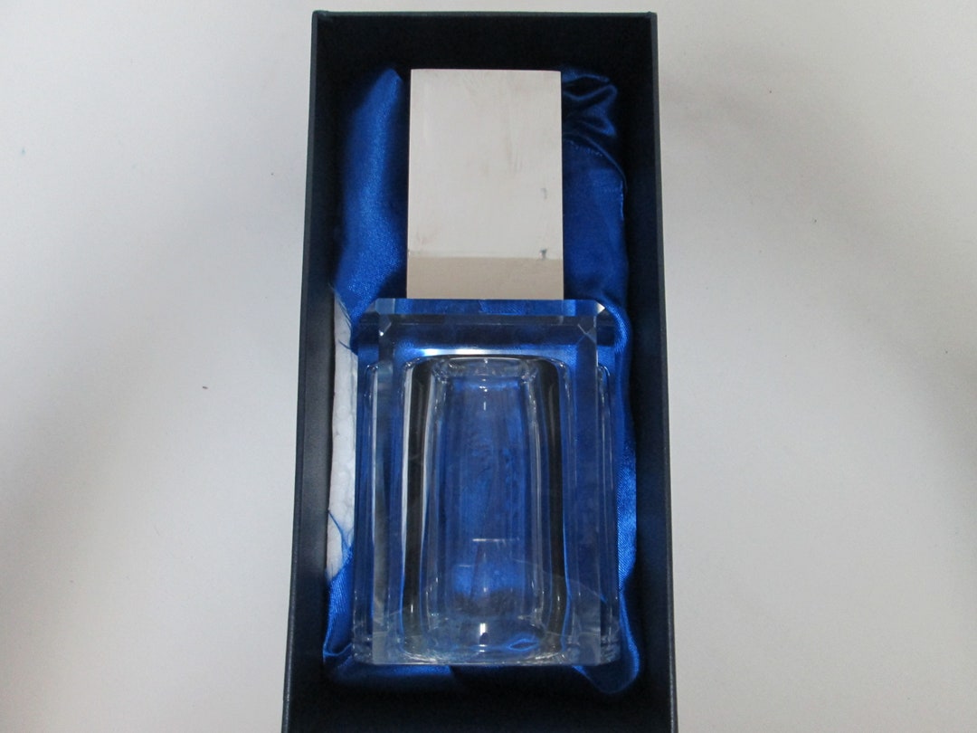 Modern Luxury Crystal Vase 7.3 T Purity Optical Lead Etsy