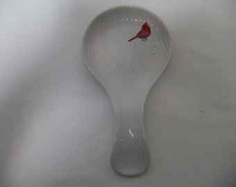 Temptations T. White Woodlands-collectie Red Cardinal bird lepelhouder NIEUW