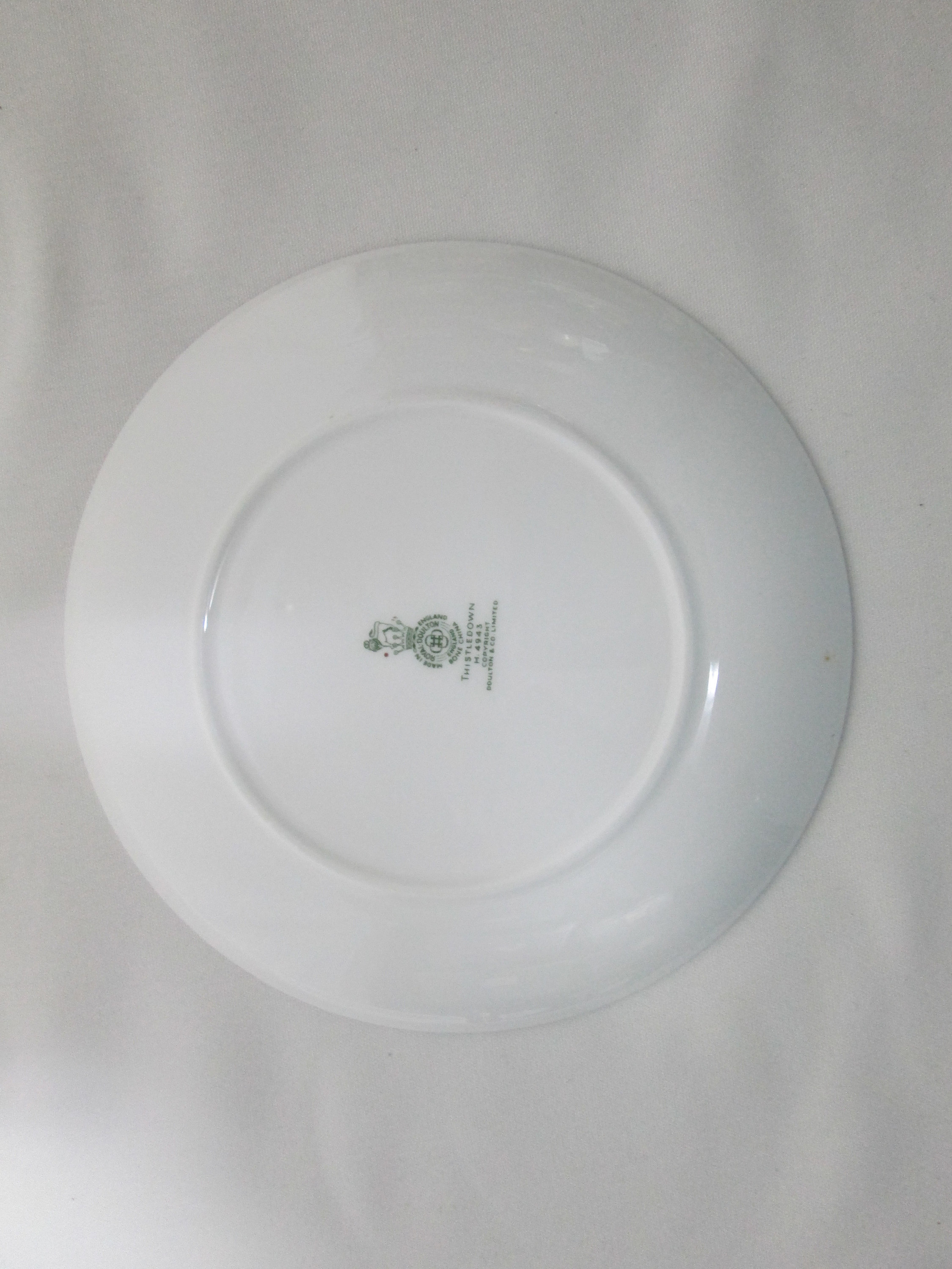 Royal Doulton Thistledown Vintage Bone China Set 4 Dinner Plates 10.2 Etsy