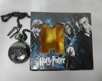 Hogwarts Pocket Watch Dumbledors Army with Belt Clip and Chain Harry Potter  NEW