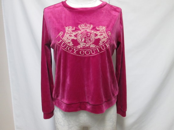 Juicy Couture Embroidered Scottie pink Velour Tra… - image 4