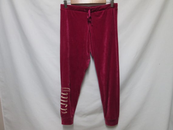 Juicy Couture Embroidered Scottie pink Velour Tra… - image 5