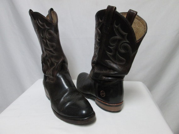 Hh brown cheap cowboy boots