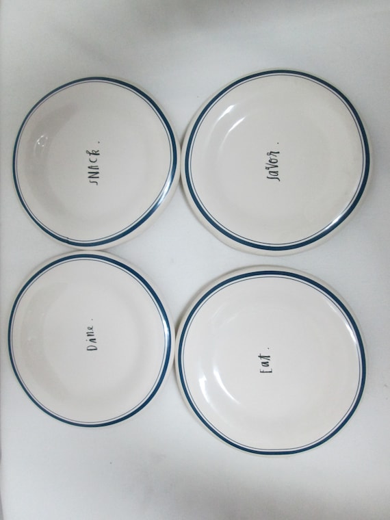 Rae dunn appetizer plates hotsell