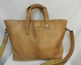 Coach Y2K Legacy Transatlantic Business Leather Tote Briefcase Bag large F70103