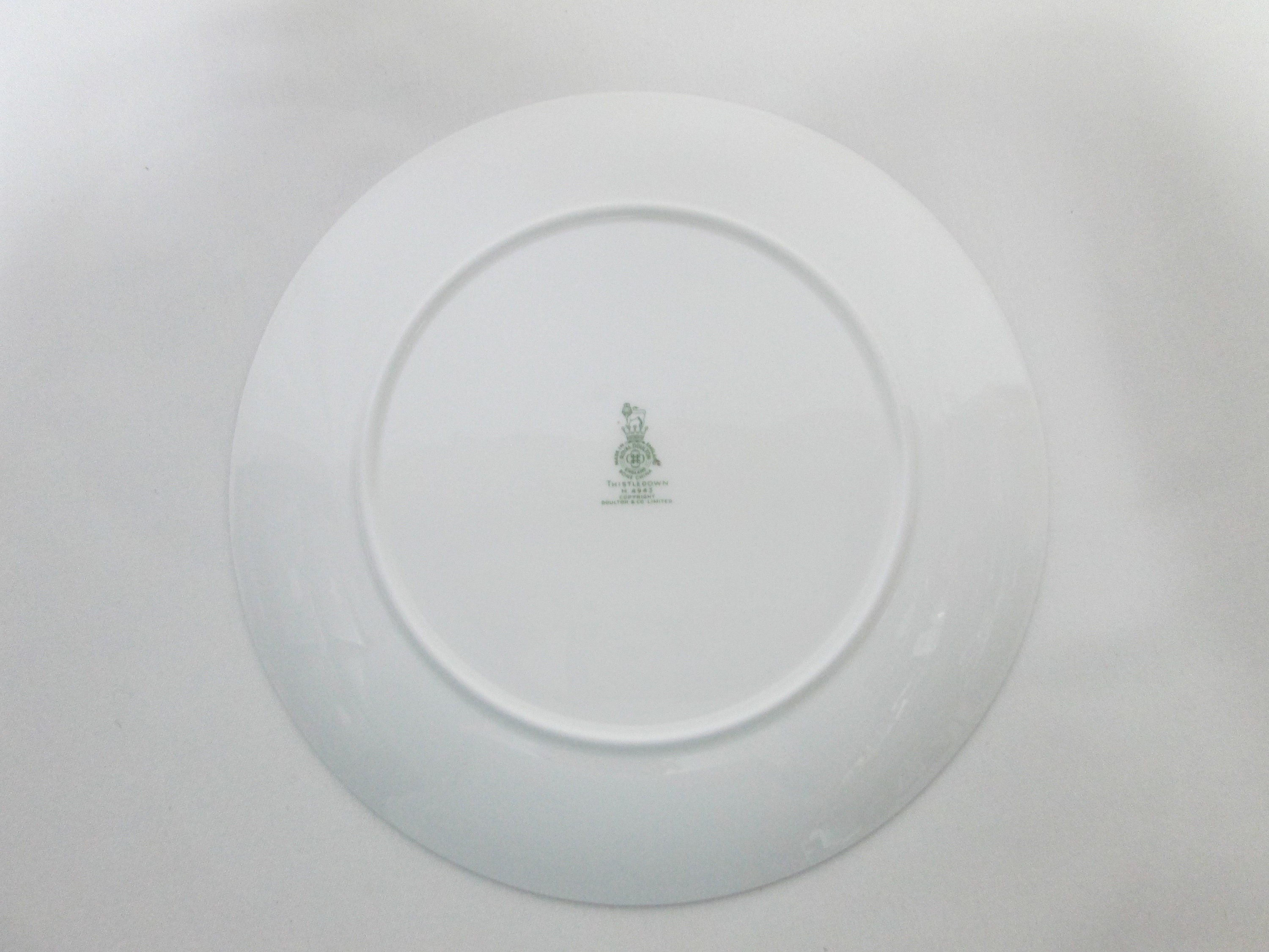 Royal Doulton Thistledown Vintage Bone China Set 4 Salad Dessert Plates 8.3 Etsy