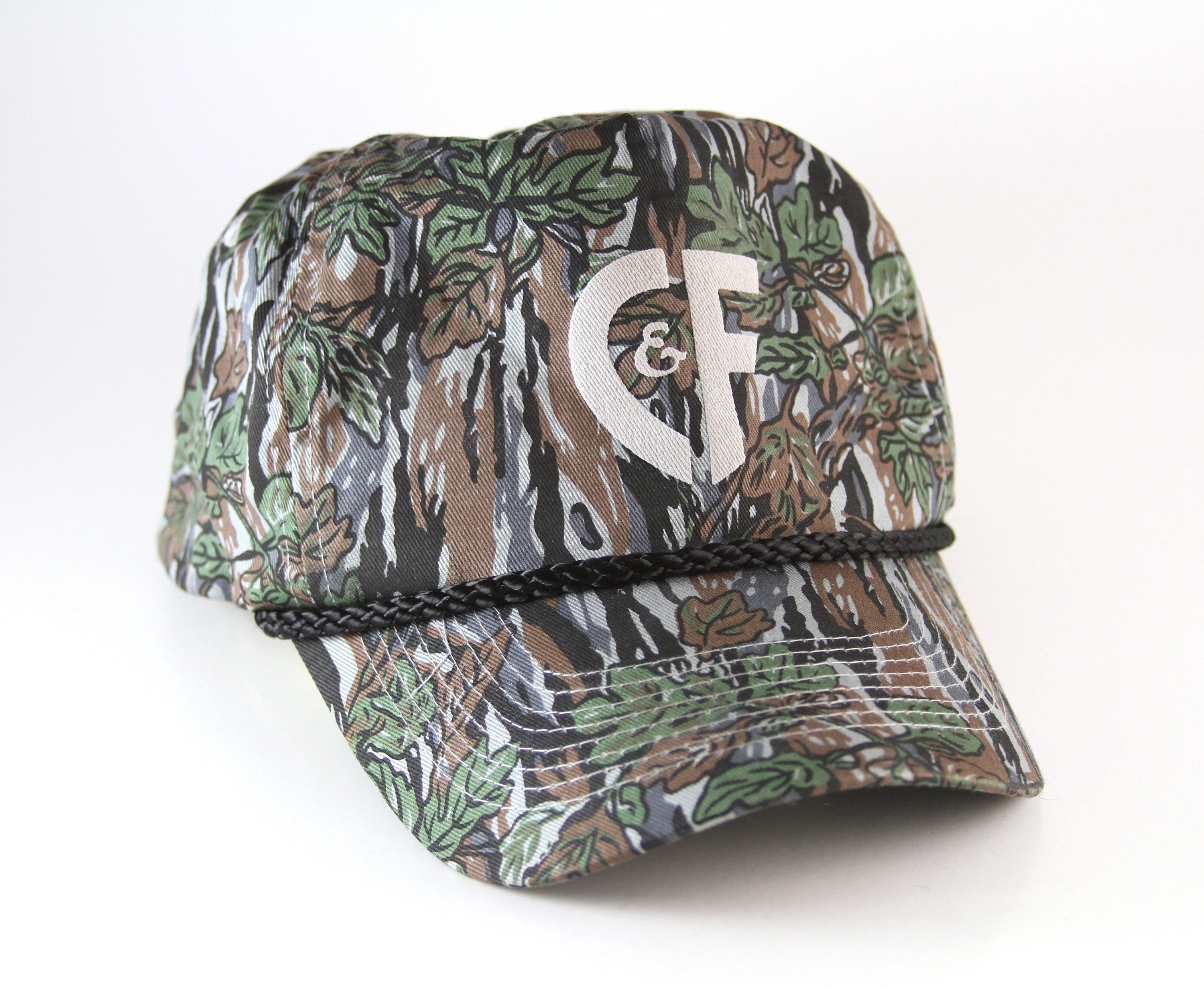 woodland camo baseball hat