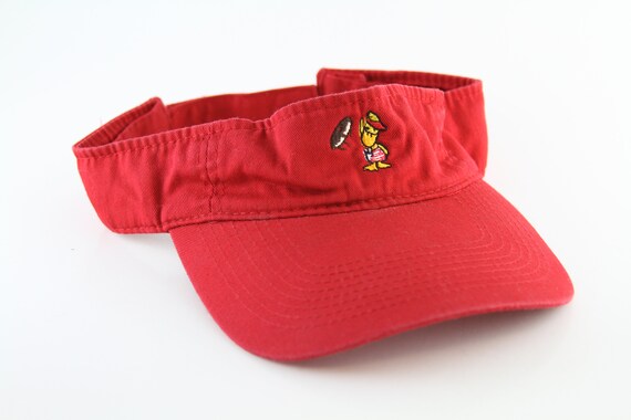red sun visor hats