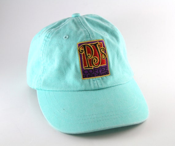 teal dad hat