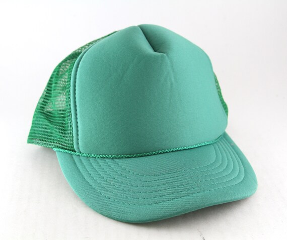 plain green hat