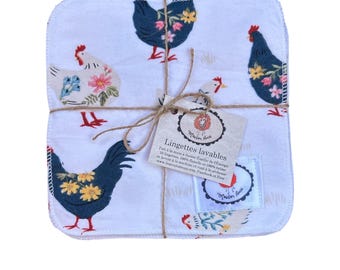 10 washable wipes