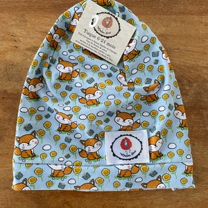 だらしないビーニー帽子ビーニー赤ちゃん子供ジュニア秋春赤羊青キツネ少年花花