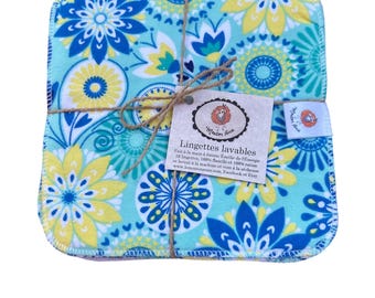 10 washable wipes