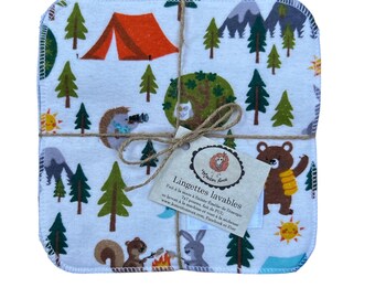 10 washable wipes