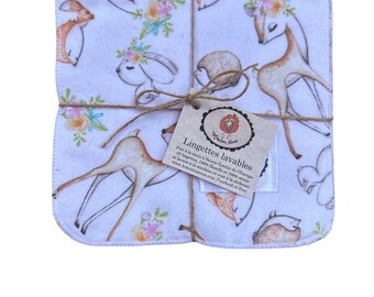 10 washable wipes