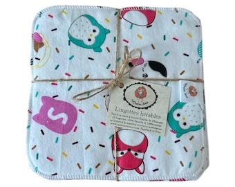 10 washable wipes