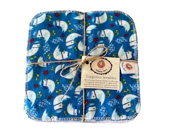 10 washable wipes