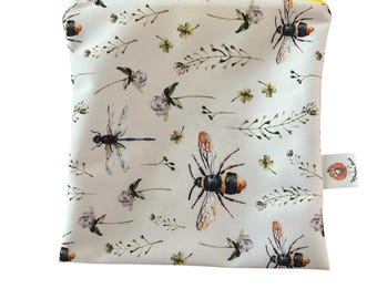 Reusable snack sandwich bag