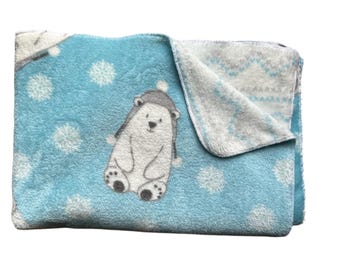 Doudou en minky réversible