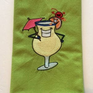 Funny Kitchen Towels Pina Colada Bar Towels Alcohol Gifts 