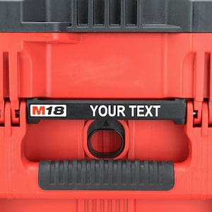 Milwaukee PACKOUT Large Tool Box (48-22-8425) Custom Label