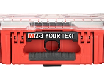 Organizador Milwaukee PACKOUT de 11 compartimentos (48-22-8430/48-22-8450) Etiqueta personalizada