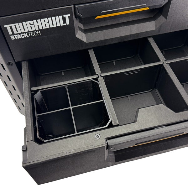 ToughBuilt StackTech 3-Drawer Customizable Bin