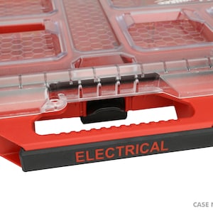 Organizador de perfil bajo de 11 compartimentos PACKOUT de Milwaukee (48-22-8431) Etiqueta personalizada