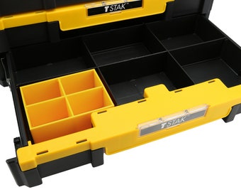 DEWALT TSTAK 2-Drawer Customizable Bin