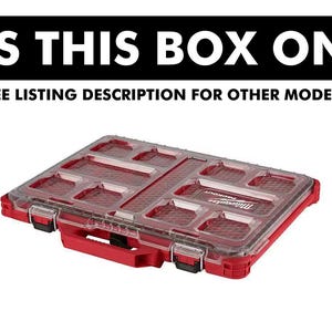 Milwaukee PACKOUT 11-Compartment Low Profile Organizer (48-22-8431) Custom Label image 2