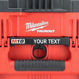 Milwaukee PACKOUT Large Tool Box (48-22-8425) Custom Label