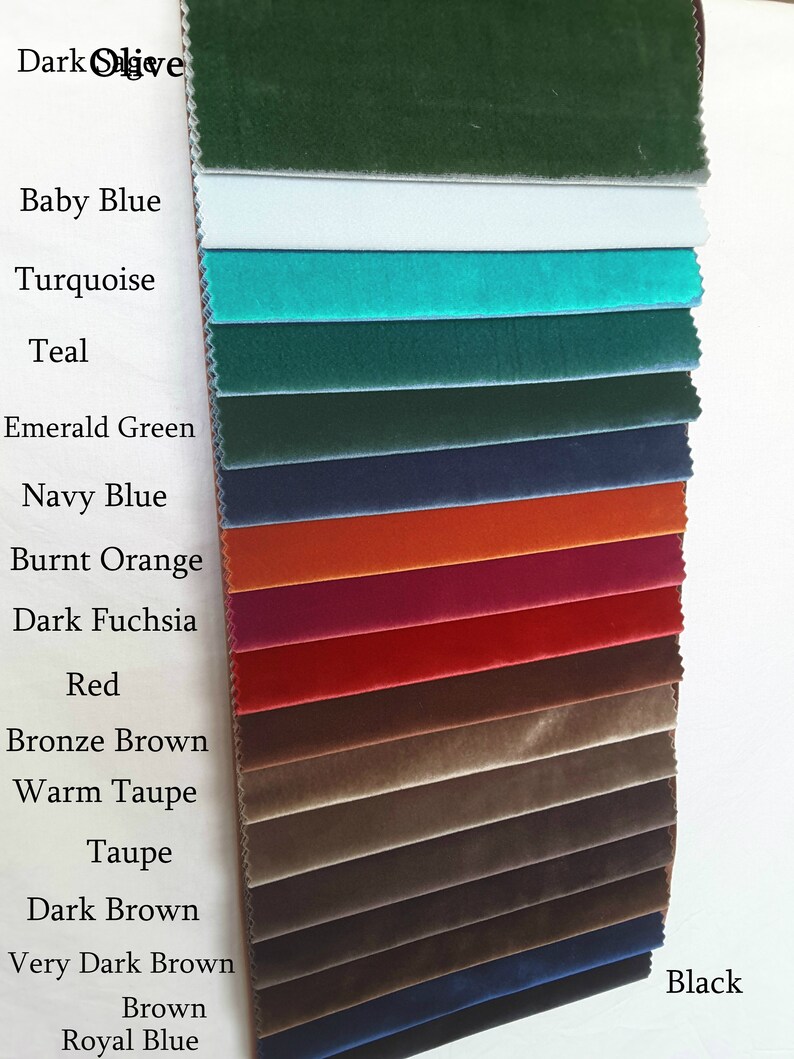 PREMIUM Velvet Upholstery Fabric Premium Thick Silky Velvet Etsy