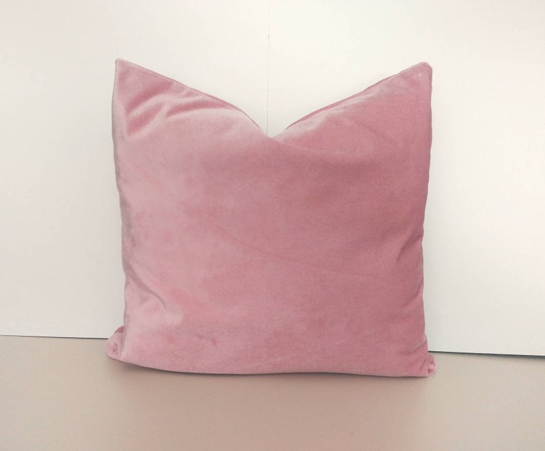 Launch SALE Blush Velvet Pillow Cover Blush Decorative Pillow Etsy