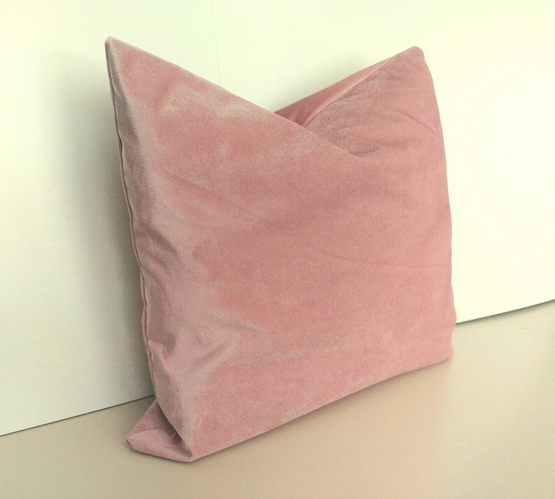 Launch SALE Blush Velvet Pillow Cover Blush Decorative Pillow Etsy