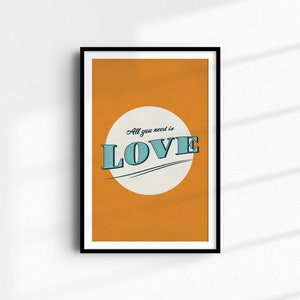 All You Need Is Love Inspirational Art