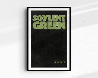 Soylent Green Alternative Movie Poster Art Print