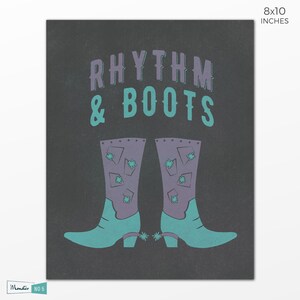 Rhythm & Boots Country Roots Print in Purple image 5