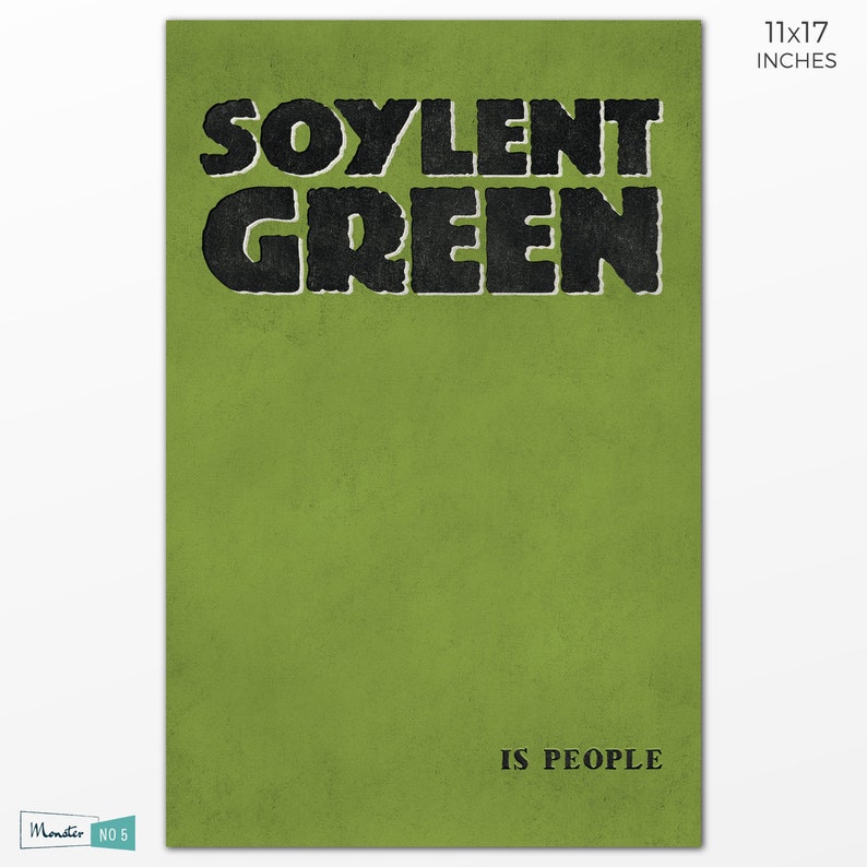 Soylent Green is People Cult Film Move Poster image 5