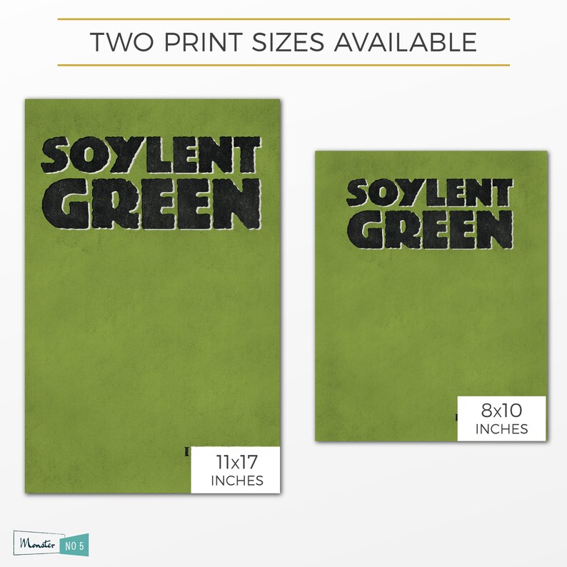 Soylent Green is People Cult Film Move Poster image 4