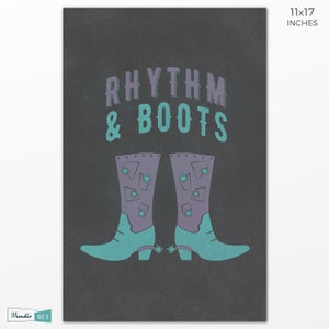 Rhythm & Boots Country Roots Print in Purple image 4