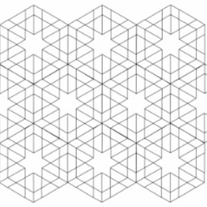 Islamic Geometry patterns - outline files for blackwork, embroidery, collage, colour, leather work, stained glass - downloadable .pdf